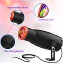 Pinspot Light, Czgor 18W RGBW 4 in 1 LED Spot Lights with Remote, Super Bright with Light Guide Pillar, Manual Focus Disco Ball Spotlight, Soft Cozy Stage Effect Lighting for DJ Disco Party Wedding