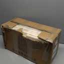 5-Tier Foldable Storage Cabinet with Doors, Collapsible Organizer with Magnetic Flip Lids, 24QT Wheels Storage Bin for Living Room, Kitchen, Bathroom (Clear Mixed)