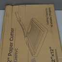 VUSIGN Paper Cutter 12" Cut Length Guillotine Papercutter, Heavy Duty Paper Trimmer with 18 Sheet Capacity Paper Slicer, Large Guillotina Paper Cutting Board for Classroom Crafting Cardstock