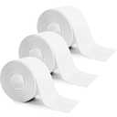 3 Rolls 10.5 Feet Caulk Tape Toilet Caulking Strip Self Adhesive Bathroom Sealing Peel and Stick Caulk Strip for Bathtub, 1.5 Inches (White)