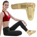 Thrudove Plantar Fasciitis Night Splint Sock - Soft Plantar Fascia Brace for Sleeping, Achilles Tendonitis, Foot Drop, Heel Pain - Plantar Fasciitis Relief Night Splint for Women and Men (Small)