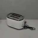 MELLERHOME Retro Toaster 2 Slice, 7 Browning Levels, 3 Functions (Reheat, Defrost, Cancel), Removable Crumb Tray, Under Base Cord Storage, White Toaster Kitchen Appliances