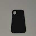 ORNARTO Compatible with iPhone 17 Case 6.3, Slim Liquid Silicone 3 Layers Full Covered Soft Gel Rubber Phone Case Protective Cover 6.3 Inch, Black