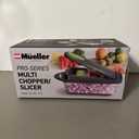 Mueller The Real Original Pro Chopper since 2013 Vegetable Chopper Mandoline Slicer, 8 Blade Food Veggie Chopper Onion Vegetable Cutter with Container, Kitchen Gadgets & Essentials, (10 in 1) (Gray)