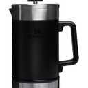 STANLEY Classic Stay-Hot French Press Coffee Maker 48 oz | 5 Minute Brew, 4 Hours Hot | Mesh Filter for Coffee Grounds | Insulated Stainless Steel French Press | BPA-Free | Black 2.0