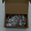 Ravinte 10 Pack Single Hole Matte Black Cabinet Knobs and Handles - Solid Drawer Pulls for Kitchen Hardware - Flat Black Round Knobs