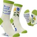 2 x Stocking Stuffers for Women Funny Socks Book Lovers Gifts for Readers Novelty Reading Gifts Students Teachers Author (Patterned)