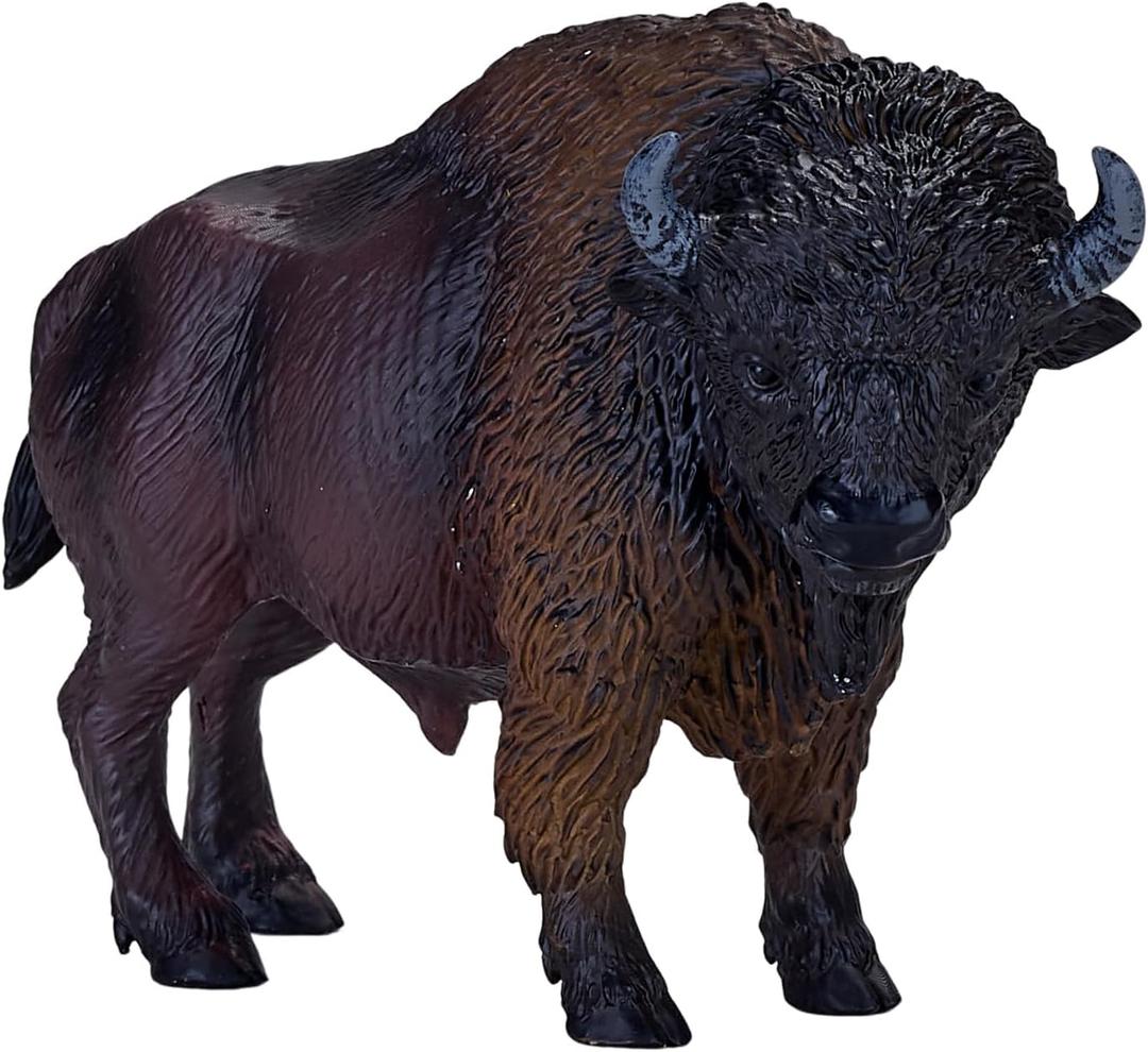 MOJO American Bison/Buffalo | Hand-Painted Toy Figure | Wildlife Collection | True to Life & Highly Detailed | Designed in UK