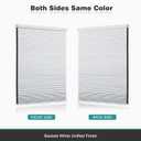 Changshade Cordless Cellular Shades, Blackout Honeycomb Shades for Windows, Pull Down Pleated Blinds, Easy to Install for Indoor Windows and French Doors,31.5" W x 72" H, White