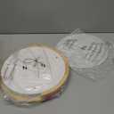 Dimmable Wood LED Flush Mount Ceiling Lights, 5CCT 2700K-6000K White Hallway Lighting Fixtures, Minimalist Round Ceiling Lamp for Bedroom Laundry Room Kitchen Entryway Bathroom 11.8in