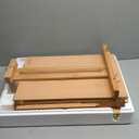 VISWIN French Easel for Painting with Palette, Shoulder Strap & Storage, Adjustable Beech Wood Travel Art Easel Stand, Portable Sketchebox Plein-Air Easel for Adults, Artists, Table Top & Floor Use (Natural)