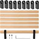 Pack of 6 Adjustable Wood Cabinet Hardware Handles,Unfinished DIY Pulls,Adjustable Furniture Wardrobe Handle Drawer Knobs Cupboard Decoration Pulls Handle