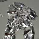 4 Pack Silver Star Balloons & Some Letters And Numbers (2,2,5,5,5,L,V,V,A,F