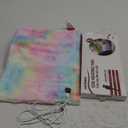 USB Heating Pad, 5V Heated Travel Pads, 3 Heat Settings & Auto Shut Off, Hot Therapy for Pain Relief Abdomen Cramps (16"x 12") (Non-Chargeable) Colorful