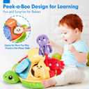hahaland Baby Toys for 6-12 Months - 6 Months Old Baby Soft Crinkle Paper Sensory Montessori Toys for 0-6 6-12 Months Toddlers 1 Year Old Birthday Gift for Boys Girs