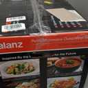 Galanz GLCMKA07BKR-07 Microwave Oven, LED Lighting, Pull Handle Design, Child Lock, Retro Black, 0.7 cu ft