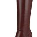 Franco Sarto Women's Jonie Mid Calf Boot Oxblood Red Leather, 6 M