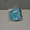 MEEZY Light Blue Short Bob Wigs Straight Hair with Flat Bangs Heart Sunglasses for Women, Colorful Funny Cosplay Party Neon Wig Synthetic Natural As Real Carnival Halloween Costume Party Favors