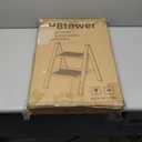 HBTower Step Ladder 2 Step Folding Stool, 330 Lbs Capacity Small Step 2-Step