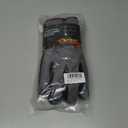 Heat Logic Thermal Winter Gloves, Touchscreen Compatible with Fleece Lining For Cold Weather, Water-Resistant Hiking Gloves (Gray, M)