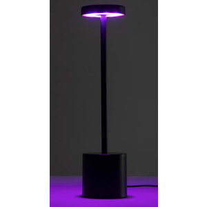 Merkury Innovations  Touch Metal Lamp W RGB LEDs BK
