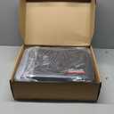 COLCASE Fireproof Document Box with Lock, Hard Fireproof Waterproof Box Creative Hard-Shell Design Fireproof Safe Box Document Organizer for Important Documents Certificates Laptop Passports Black