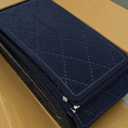 Stair Treads for Wooden Steps Indoor, 15 Pack 8" X 30" Non Slip Carpet Stair Treads with Reusable Adhesive for Kids Elders and Dogs, Surface Polyester TPR Backing Stair Rugs,Navy