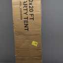 GarveeLife 10 ft x20 ft Party Tent, Outdoor Wedding Tents with 6 Removable Sidewalls, Patio Gazebo Shelter for Parties, Waterproof Canopy Tents, Party Wedding BBQ Events Tent, White