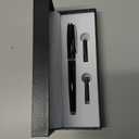 Amazon Basics Fountain Pen with two replacement cartridges- Medium Point, Black Ink