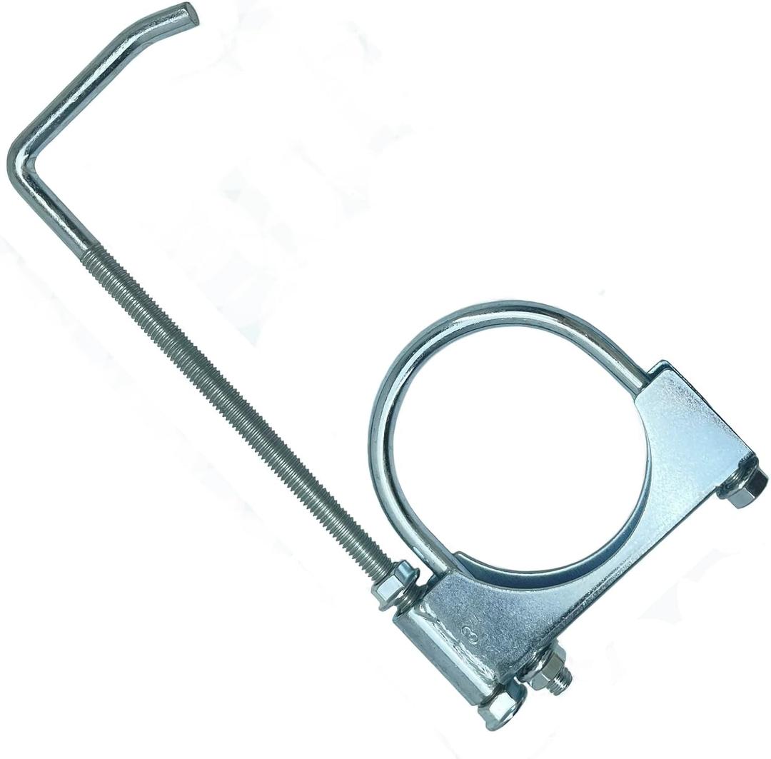3 Inch Heavy-Duty Universal Exhaust Clamp with Hanger, Exhaust Hanger for Automotive