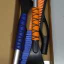 EcoNour 27" Car Snow Brush and Ice Scrapers for Car Windshield (2 Pack) | Scratch Free Bristle Head Snow Brush & Tough Window Snow Scraper with Aluminium Body | Snow Removal Winter Car Accessories