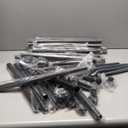 Room Divider for Room Separation,4-10ft(H) 28-140inch(W) Adjustable Temporary Privacy Wall Divider, Tension Curtain Rods No Drilling, Heavy Duty Partition Space Separator Freestanding,Black