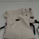 Momcozy Baby Carrier with Natural Cotton Linen, Built to Last, Ergonomic Design, 7-44lbs for Infant and Toddler, Lightweight and Comfortable, Hands-Free for Moms&Dads, Light Amber