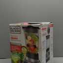 BLACK+DECKER PowerCrush Multi-Function Blender with 6-Cup Glass Jar, 4 Speed Settings, Silver