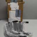 JIUYOTREE Metal Clothing Rack, 43.3 Inches Garment Rack with Bottom Shelf for Hanging Clothes, Coats, Skirts, Shirts, Sweaters, Black (43.3"W x 15.75"D x 61"H without wheels)