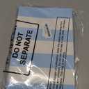 Boao 4 Pack Blue and White Awning Decoration 3D Stripe Cardboard Awning Carnival Wall Decor Circus Party Favors for Lemonade Stand Bakery Ice Cream Truck Bulletin Board Decor