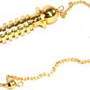 Jet Quality 6 Plate Ring Gold Plated Metal Isis Pendulum Healing Dowsing Metaphysical Spiritual Answers Positive Energy Meditation Mental Peace Approx Size 1-1.5 Inch.