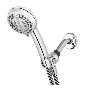 Waterpik 7-Mode Adjustable HairCare+ Hand Held Shower Head with PowerPulse Therapeutic Massage, Chrome, XPC-763E