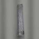 PATIKIL Clear Rigid Tube Round Plastic Tubing with Black Rubber Caps Polycarbonate Water Pipe, 305mm/ 12 Inch Length, 21mmx25mm/0.83"x1", 2 Set