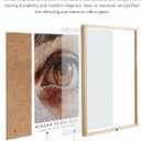 Orvannaatr abstract wall art Oak Frame Art Wall Painting, 8x10-Inch Realistic Style Hanging Picture Eye artwork Canvas Printed Matter, bedroom For Living Room