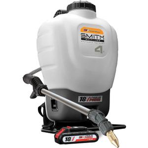 Smith Performance Sprayers Smith Multi-Use Backpack, 18V Li-Ion, 4 Gallon S2E, 190576