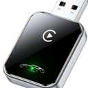 Wireless CarPlay Adapter for iPhone, Convert Wired to Wireless CarPlay Adapter, Mini Size with Extension Cable USB & USB-C/Type-C, Stable Car Control & No Delay