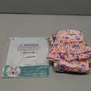 CuteBone Female Dog Diapers with Skirts 3 Pack Reusable Puppy Dresses Pants for Heat Cycle Period QBD11M, M