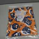 Men Halloween Shirt Fun Pumpkin Print Button Up Shirts Casual Hawaiian Short Sleeve Shirt Holiday Aloha Shirts (Orange, XXL)