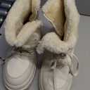 White Snow Boots for Women Waterproof Platform Winter Boots Anti-Slip Warm, Comfortable Outdoor Booties (9)