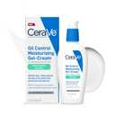 CeraVe Oil Control Moisturizing Gel-Cream, Face Moisturizer for Oily Skin, Niacinamide, Hyaluronic Acid & Oil Absorbing Technology To Rebalance Oily Skin, Non-Comedogenic, Fragrance Free & Oil-Free