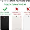 Fintie Folio Case for Samsung Galaxy Tab E 9.6 2015 (Model SM-T560/T561/T565/T567), Slim Fit Premium Vegan Leather Cover, Blossom