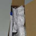 Indoor Outdoor Thermometer Wireless, 4.5 Inch Display Digital Hygrometer Thermometer Temperature Humidity Monitor with 330ft Range Sensor and Adjustable Backlight (White)