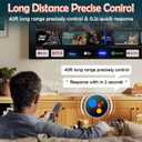 V3 Plus Voice Remote Control, Replacement Compatible with vSeeBox V3 Plus V3 Pro Smart Bluetooth Voice Remote Control
