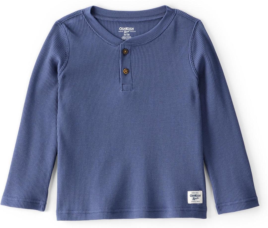 OshKosh B'Gosh Boys Long Sleeve Henley (2T)